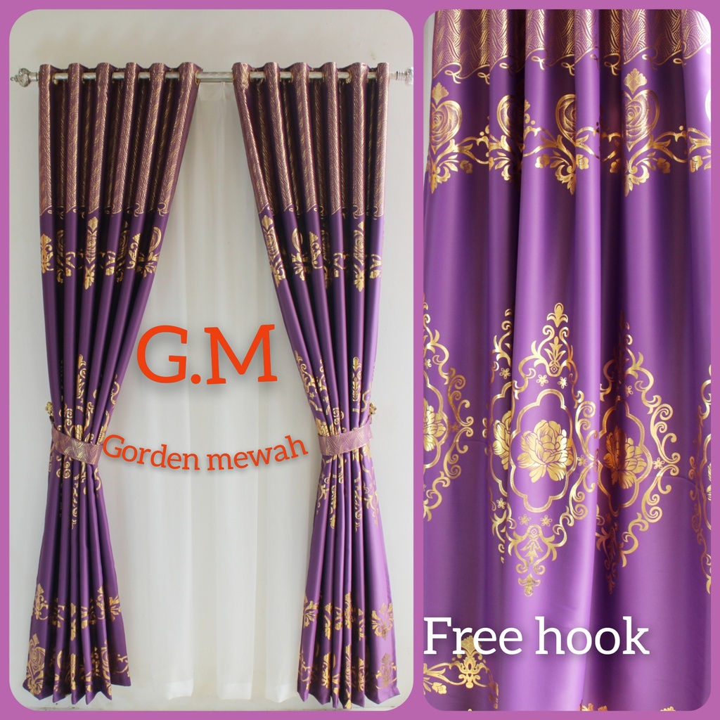 Gorden Pintu Kamar Tidur Hordeng Blackout Ruang Tamu Minimalis model smoring