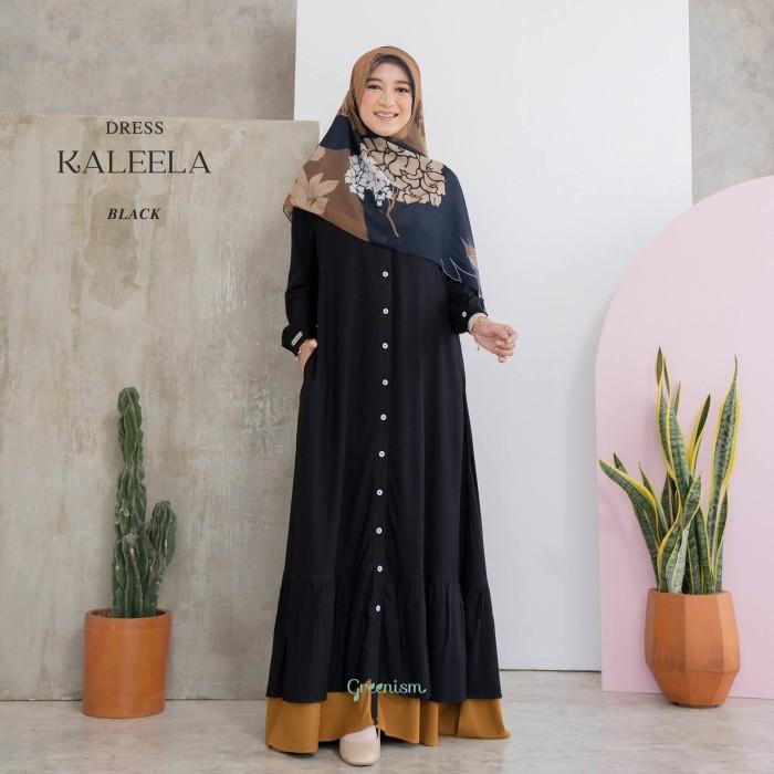 Kaleela Dress Gamis Cantik Anggun By Greenism
