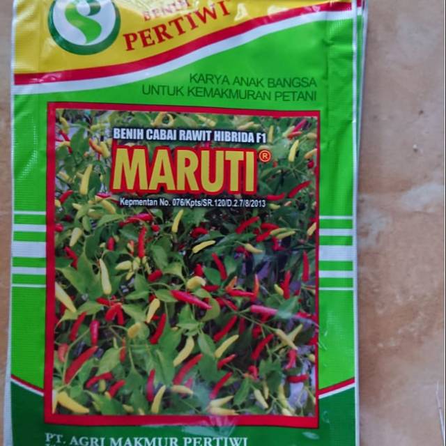 Bibit cabe rawit MARUTI F1 10gr biji cabe kecil