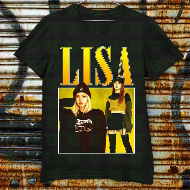 Rap Tee Homage Vintage Style Lisa Blackpink