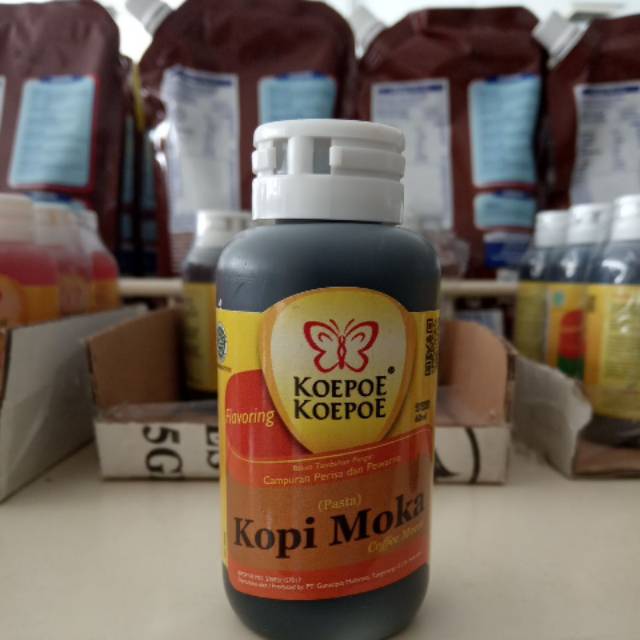 

Koepoe koepoe bahan kue pasta rasa mocca