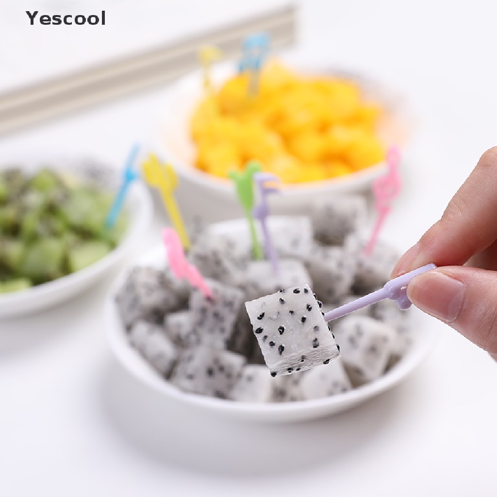 Yes Garpu Tusuk Gigi Buahsayuranbento Mini Lucu Untuk Anak