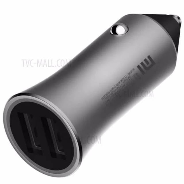 Xiaomi Car charger mobil 18W Dual Usb ports CC05ZM Quick Fast Charging