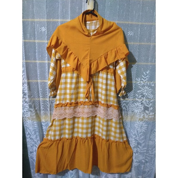 Gamis umur 11 - 12 tahun