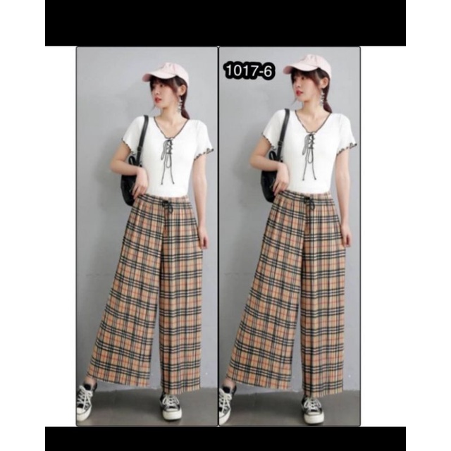 CELANA KULOT PLISKET IMPORT BY J.LOVE [ICK5017]