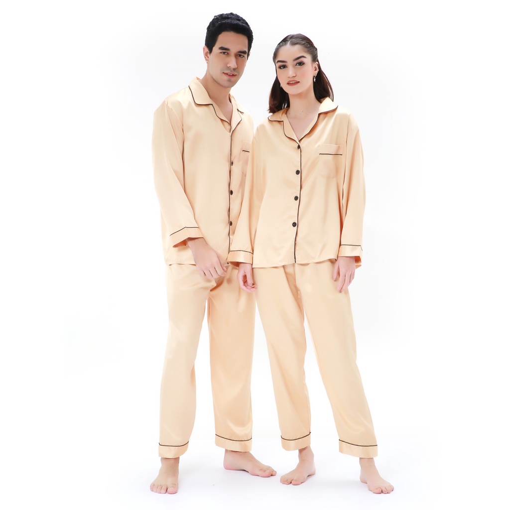 Zavyn Setelan Piyama Couple Long Sleeve Premium
