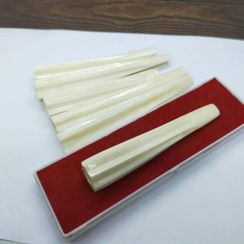 pipa rokok tulang sapi model blimbing panjang 10 cm lubang multifungsi