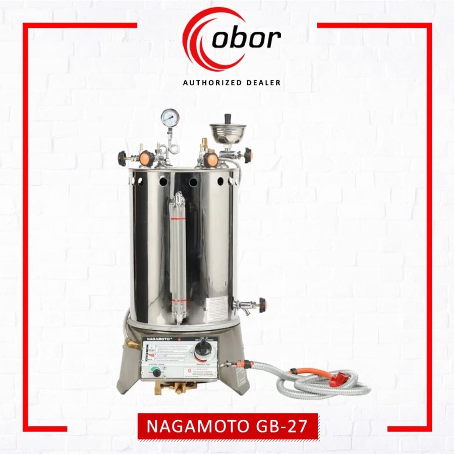 Boiler NAGAMOTO GB-27 25 Liter GB27 Pemanas Air Steam Uap Gas