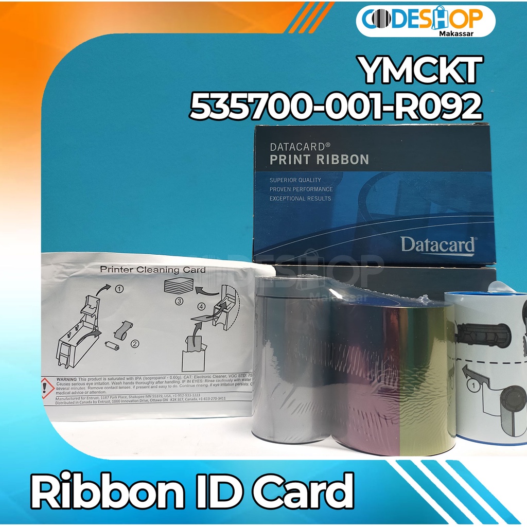 YMCKT DATACARD CD168 PN:535700-001-R092RIBBON