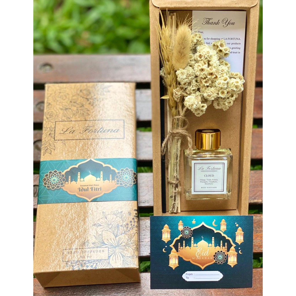 RAMADHAN EDITION - LA FORTUNA REED DIFFUSER -AROMATHERAPHY 50ml | PEWANGI PENGHARUM RUANGAN