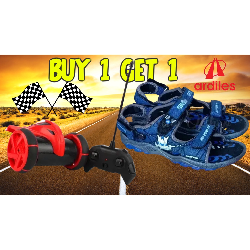 GRATIS MOBIL RC Ardiles sandal Anak Karet size 24-38 Mobil dan Remote Control Sandal Jepit bandelit