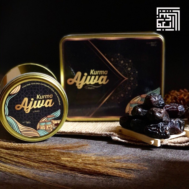 

Kurma Ajwa ORGANIC/ Kurma Nabi Asli Madinah / Packaging Kaleng / Hampers Kurma