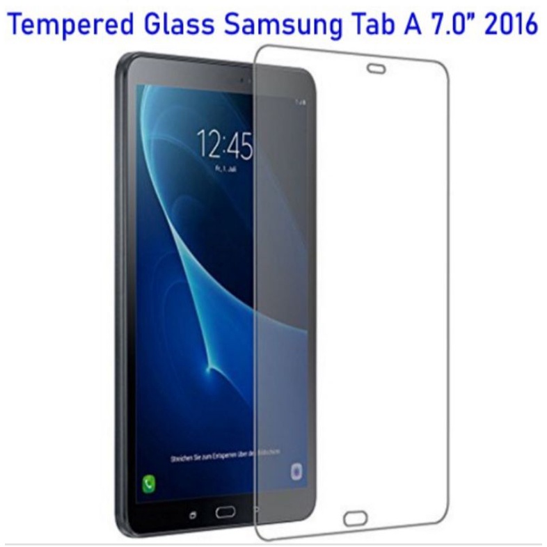 TEMPERED GLAS TAB SAMSUNG GALAXY T285 TAB A 7. 2016 KACA BENING