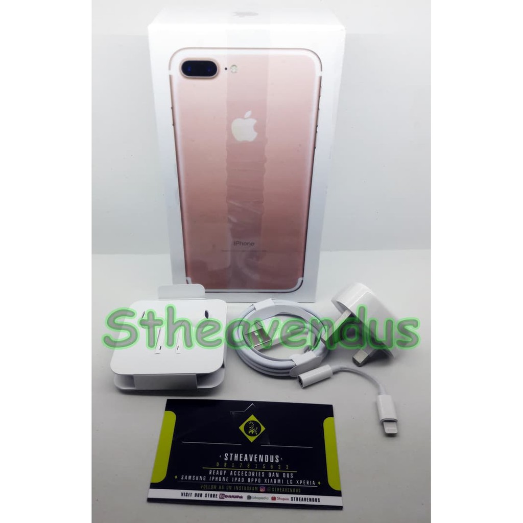 DUS BOX IPHONE 7 & IPHONE 7 PLUS FULLSET AKSESORIES OEM