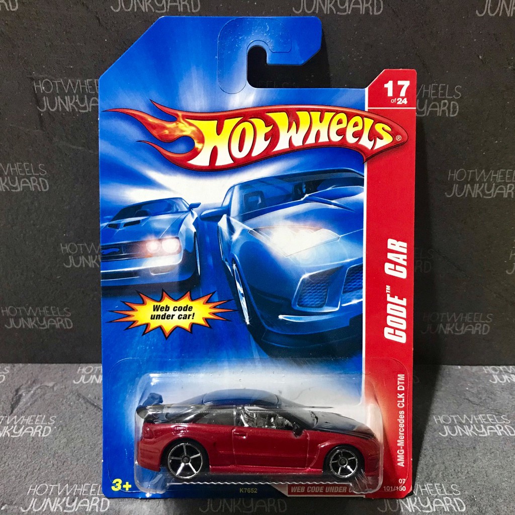 Hot Wheels AMG-Mercedes CLK DTM HW Code Car 2007 Maroon Red