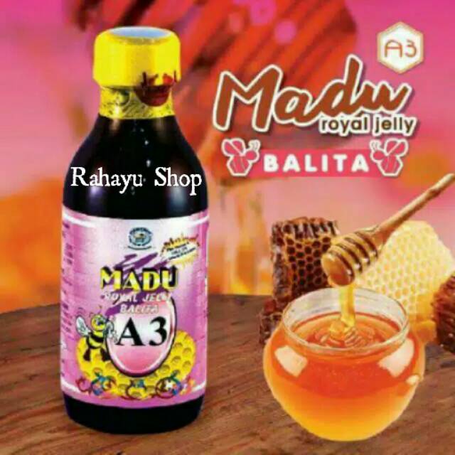 MADU ROYAL JELLY A3 KHUSUS UNTUK BALITA, IBU HAMIL DAN MENYUSUI - 150 ML