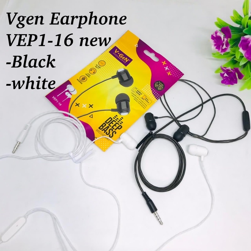 PROMO HANDSFREE VGEN VEP1-16 ORIGINAL STEREO EARPHONE