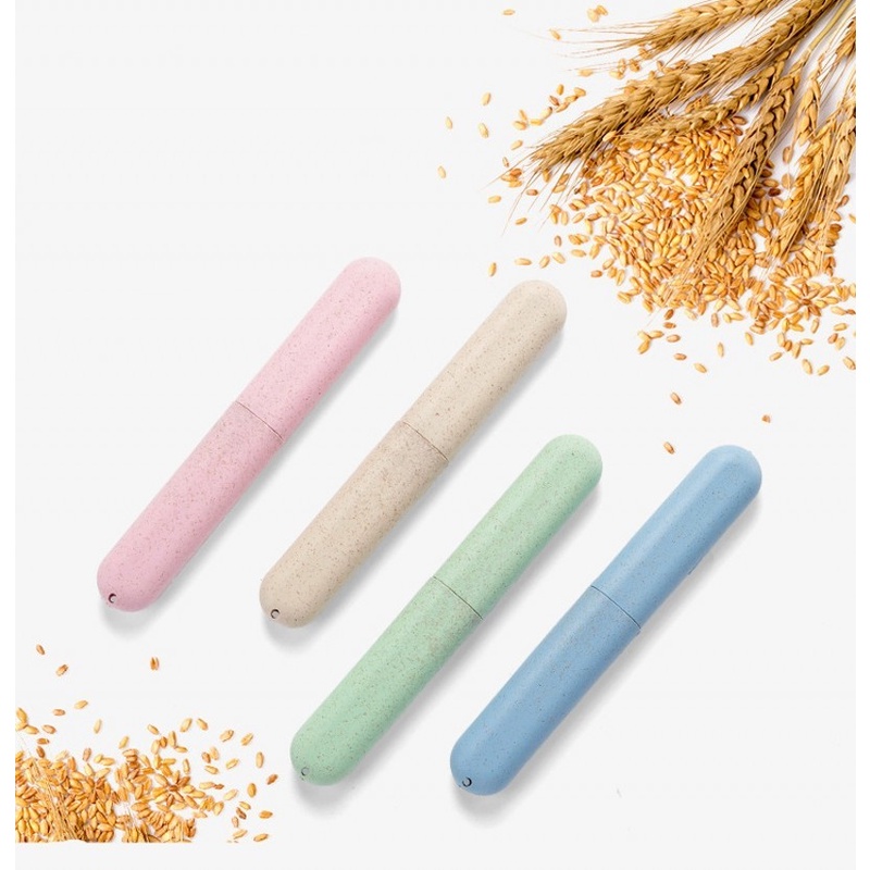 1pc Portable Dust-proof Tooth Brushes Box for Traveling, Camping, Business Trip, Home, School