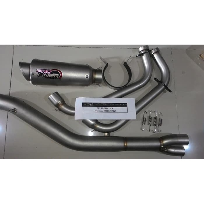 Promo Knalpot Proliner Ninja 250 fi / Z250 Fullsystem