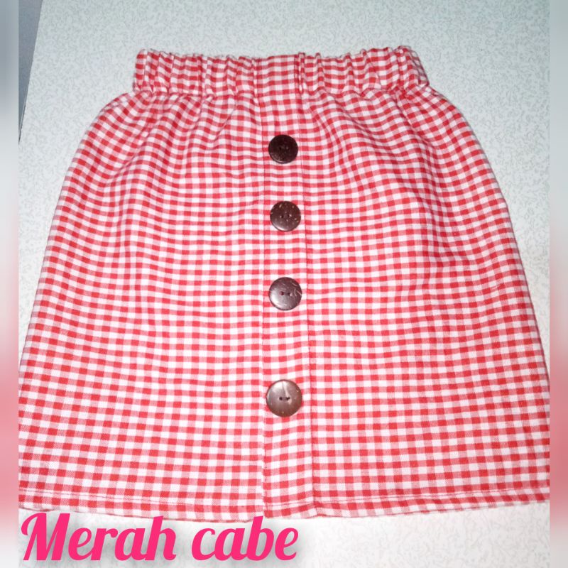 rok Yaya  rok pendak rok span anak motif kotak kotak