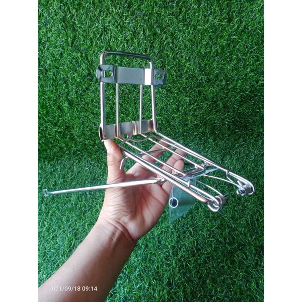 rak jepret Honda grand dudukan plat nomor Honda grand honda prima