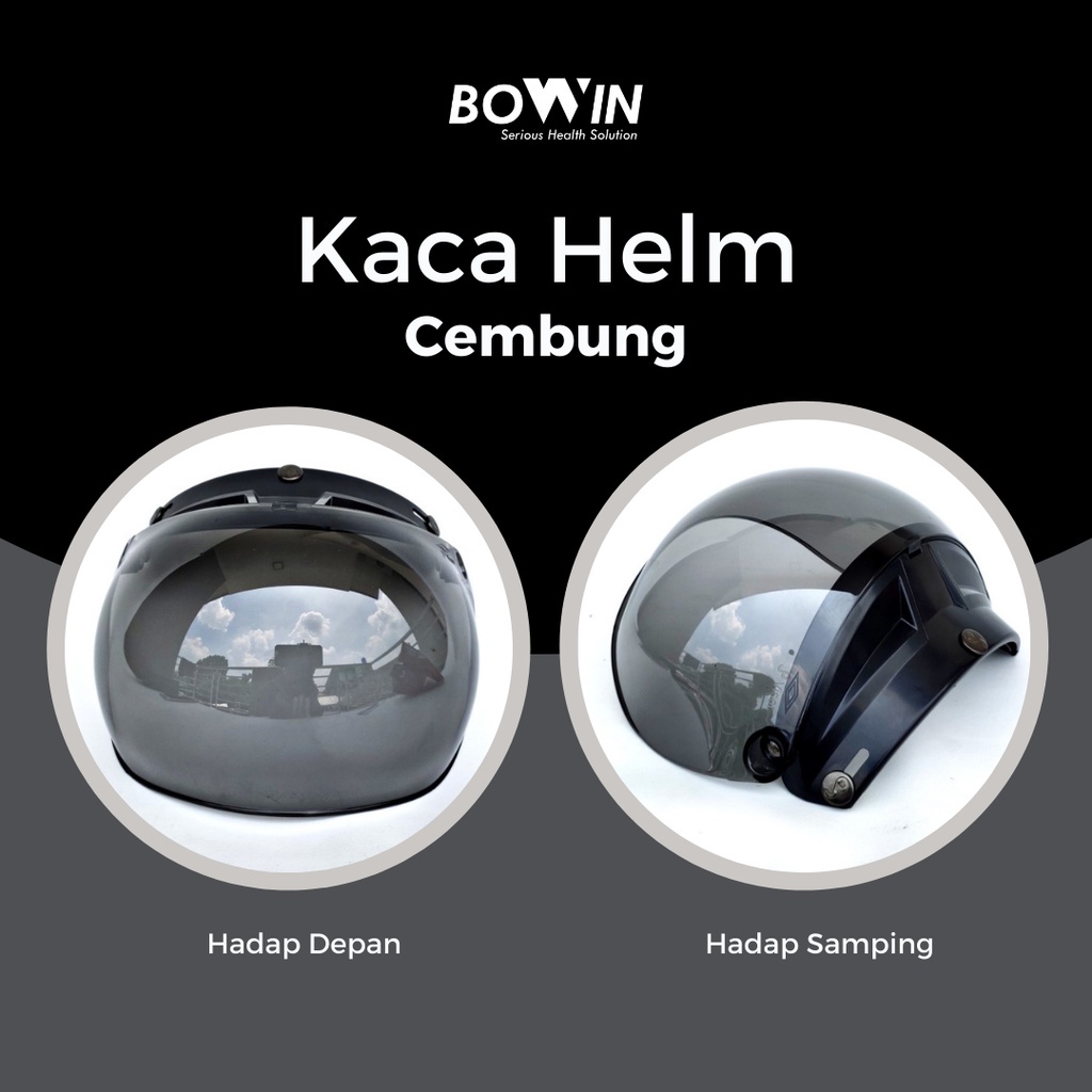 BOWIN Helm Premium Carbon Fiber SNI (Helm Half Face / Helm Retro / Helm Bogo)