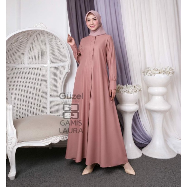 Gamis Laura Ori guzel Kualitas Premium
