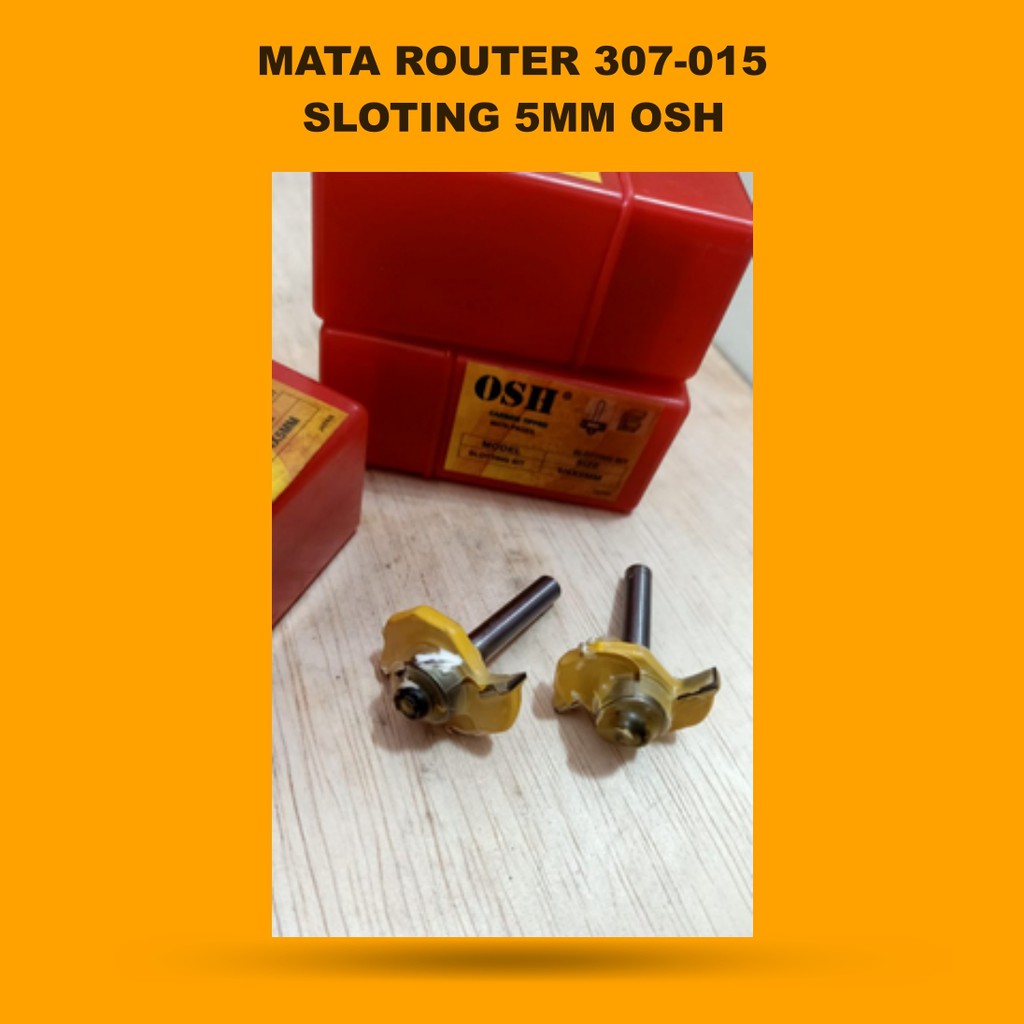 MATA ROUTER 307-015 SLOTING 5MM OSH MATA TRIMMER SLOTING MATA UKIR KAYU 5MM