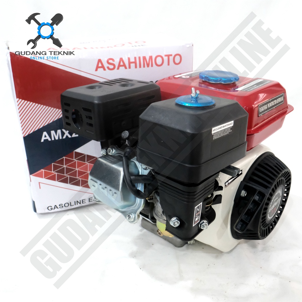 Engine ASAHIMOTO X ASAHITAKO AMX200 ATX200 7.5Hp / Mesin Penggerak AMX GX 200 7,5 Hp - Gasoline Bensin Engine ASAHIMOTO ASAHITAKO