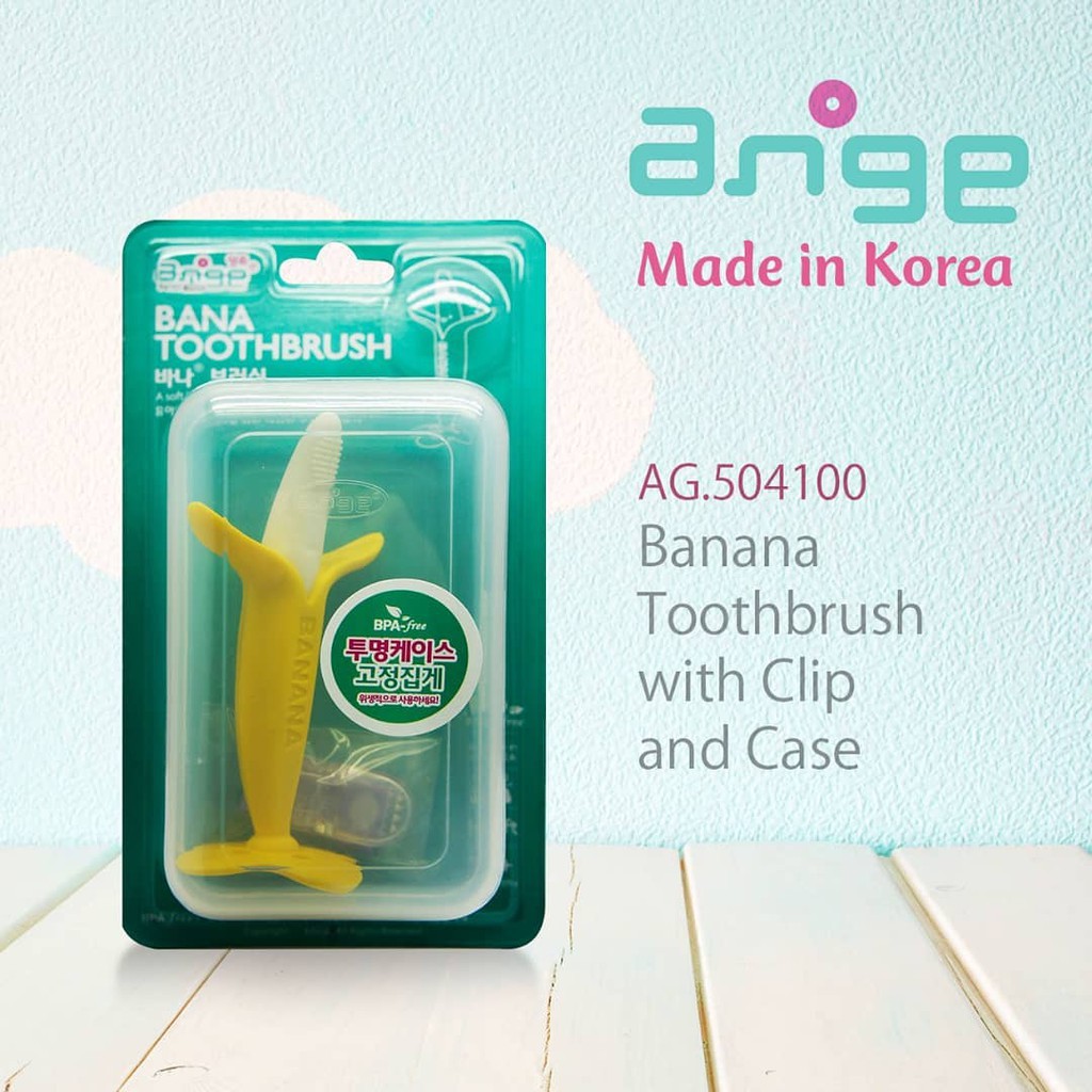 Ange Banana Toothbrush (Gigitam bayi)