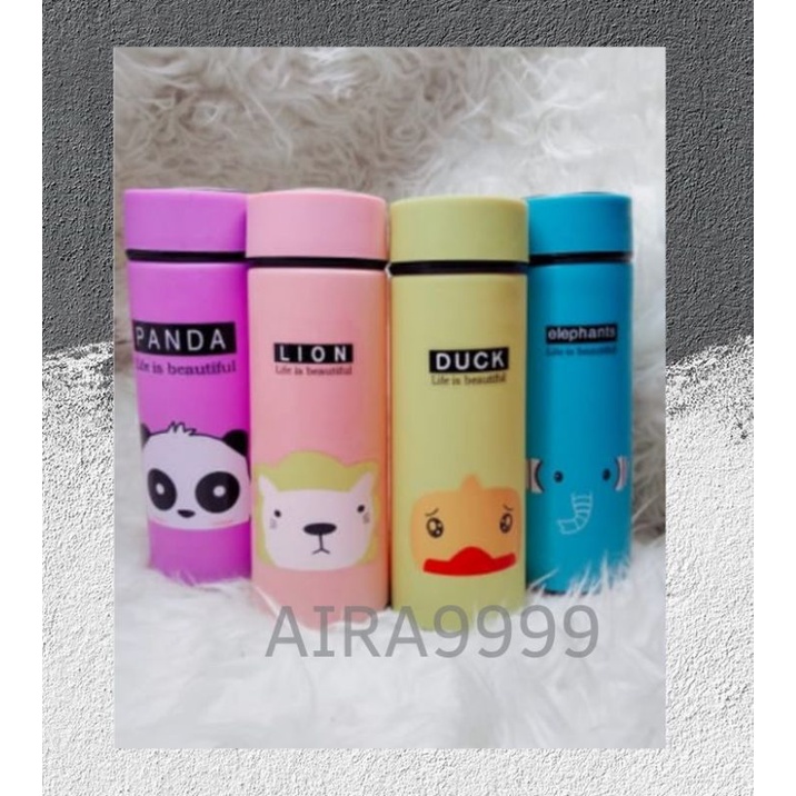 Botol Kaca Animal Random Botol Minum Animal