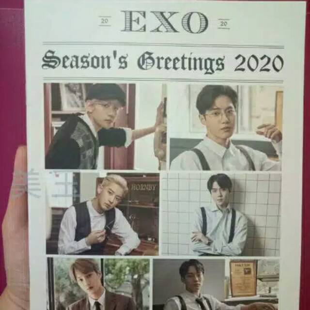 EXO Album Obsession X-EXO PB SG 2020 BROCHURE chanyeol sehun kai chen suho