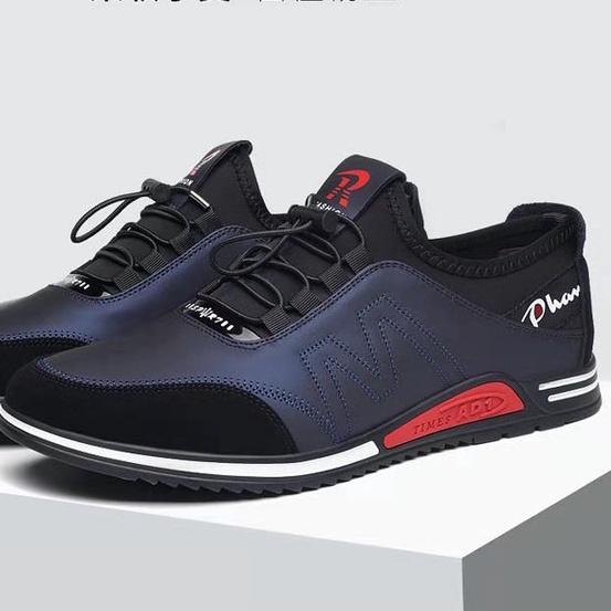 {FREE BOX} Sepatu Sneakers pria Casual Sporty - HX-21