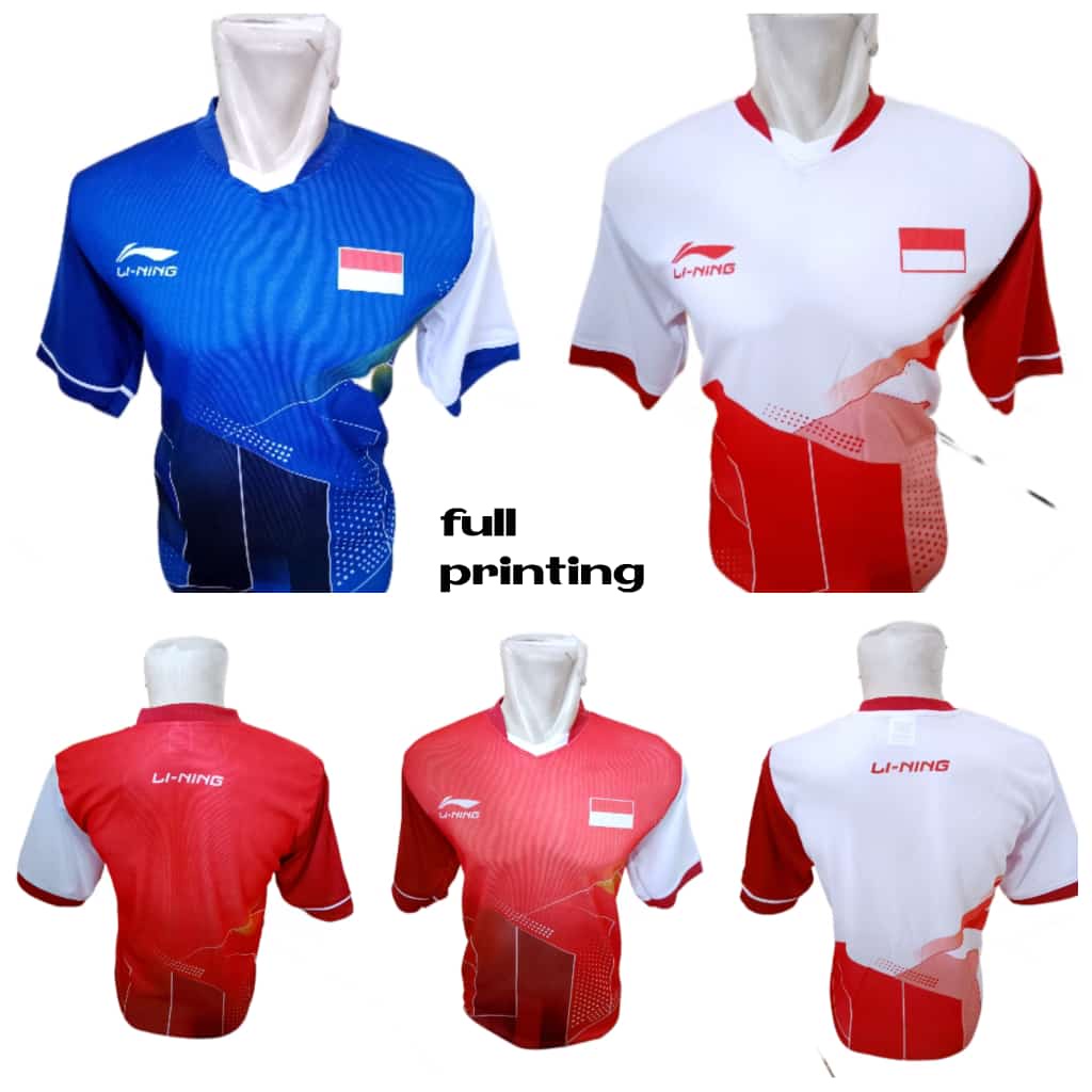 JERSEY BADMINTIN, JERSEY BULUTANGKIS, BAJU LINING