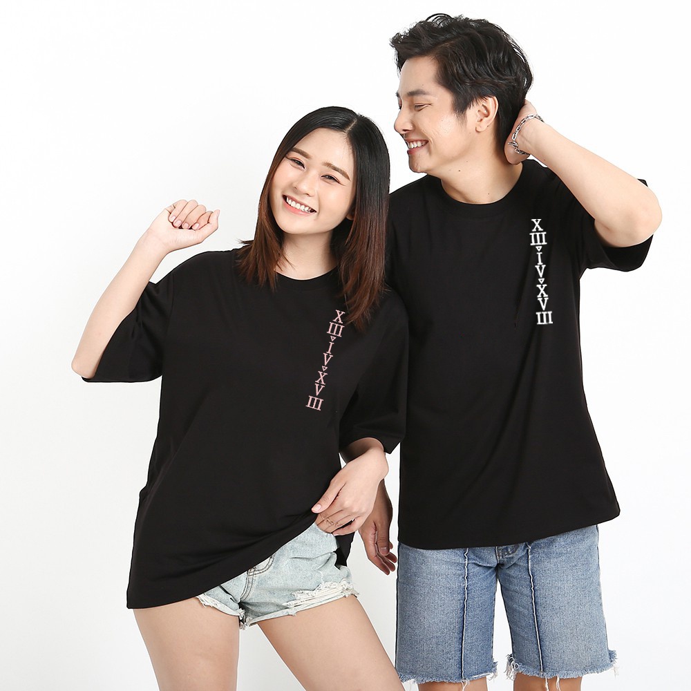 Baju couple romawi keren kaos pasangan ootd