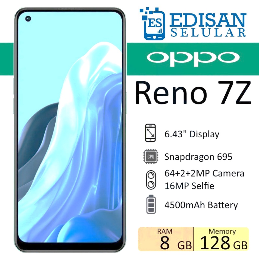 OPPO Reno 7z 5G 8/128 GB Garansi Resmi