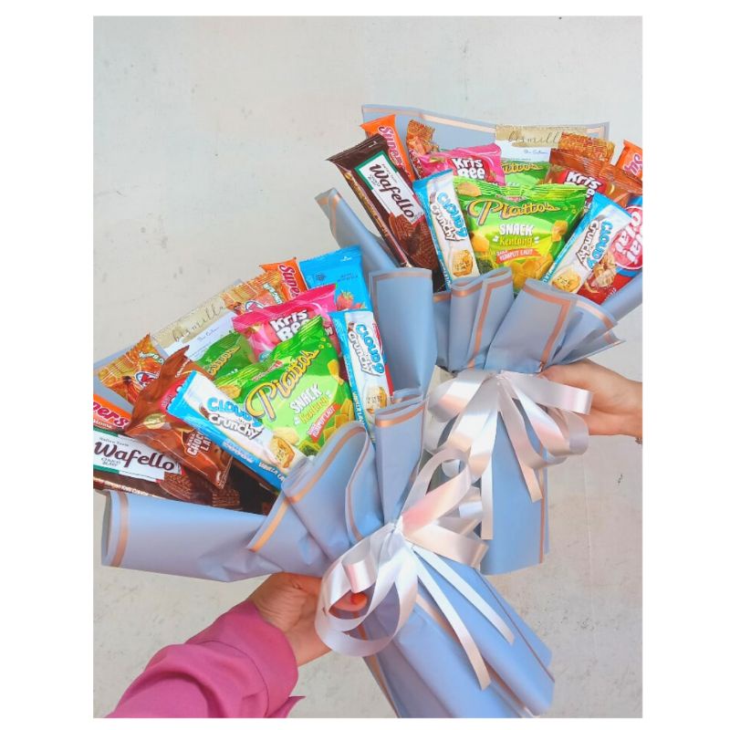 

buket snack murah | buket kembaran lucu