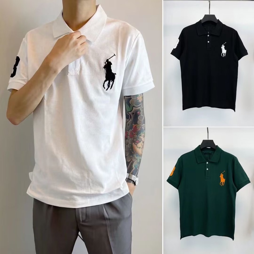 POLO BORDIR LENGAN PENDEK 2022 NEW STYLE KOREA FASHION PRIA DAN WANITA T-SHIRT KERAH PAKAIAN T-SHIRT PROFESIONAL