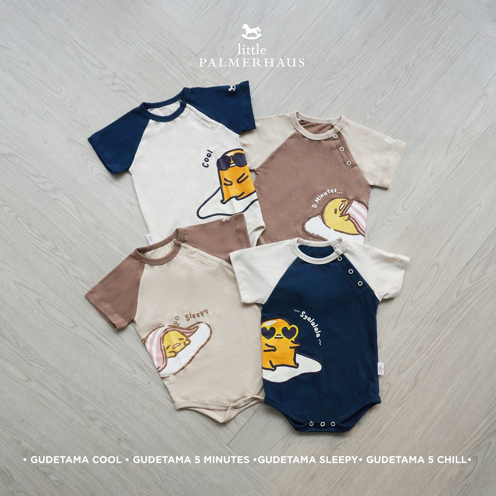 Baju Bayi Bodysuit Jumper Jumpsuit Little Palmerhaus - Sanrio Gudetama