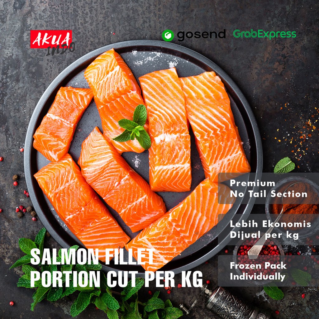 

Salmon Fillet Portion Choice Cut (Tidak Ada Ekor) Harga Per Kg