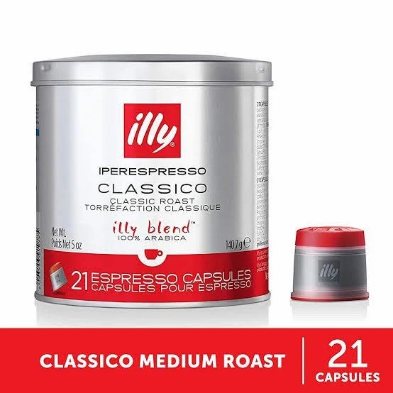 

ILLY Iperespresso Capsules Classico Coffee - Medium Roast 21s (140.7g)