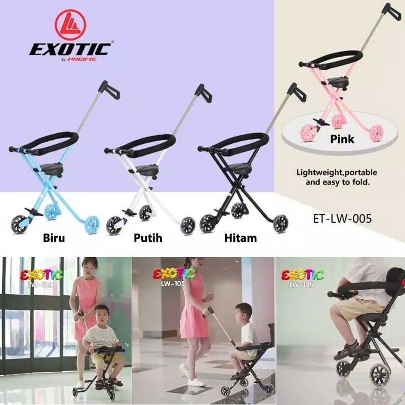 STROLLER TRAVELLING EXOTIC LW 005 MICRO TRIKE