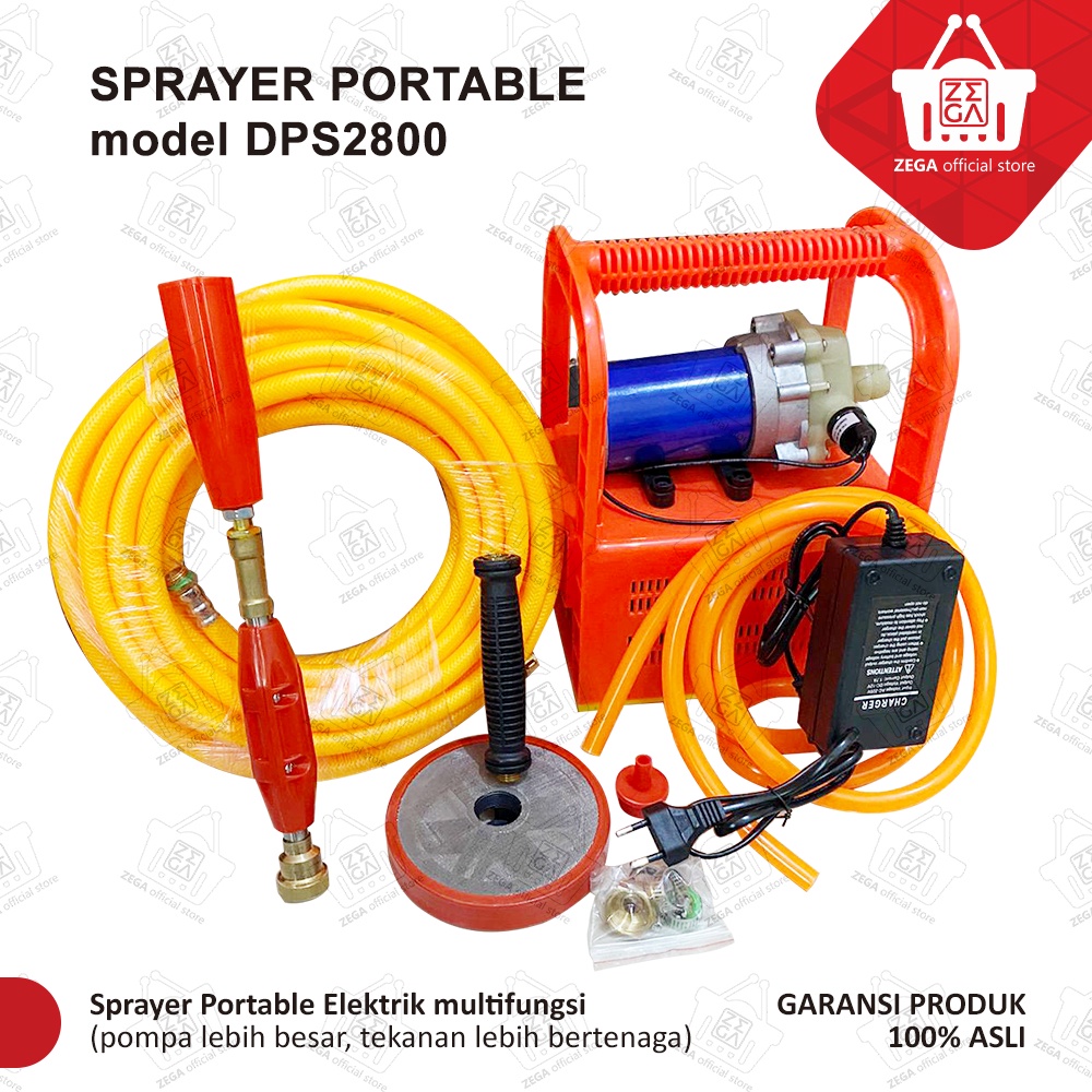 Portable Sprayer Elektrik / Pompa Portable DRAGON FORCE DPS-2800 (NEW)