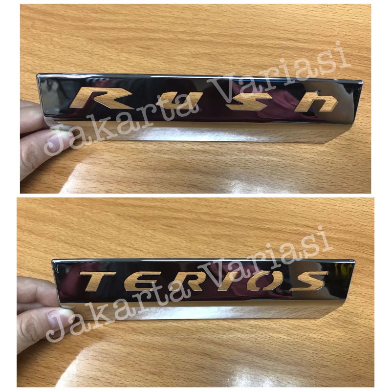 Cover chrome Lampu spoiler All new rush terios 2018 2021 JSL