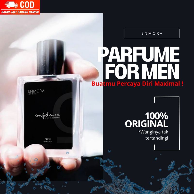 Parfum Enmora/Parfum Pria Tahan Lama/Parfum Cowok/Enmora Parfum Bikin Percaya Diri