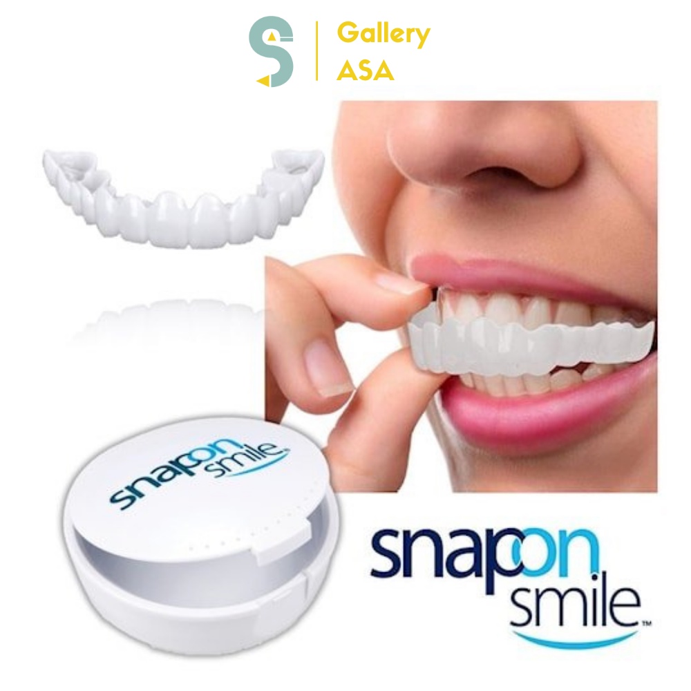 Snap On Smile 100% ORIGINAL Authentic Gigi Palsu Perata Penutup Gigi Ompong Gingsul Tidak Rata Hitam