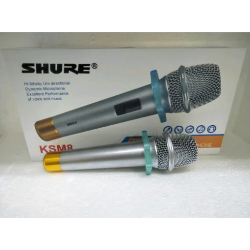 Mic Kabel Shure KSM 8 Shure KSM8 Mic Karaoke