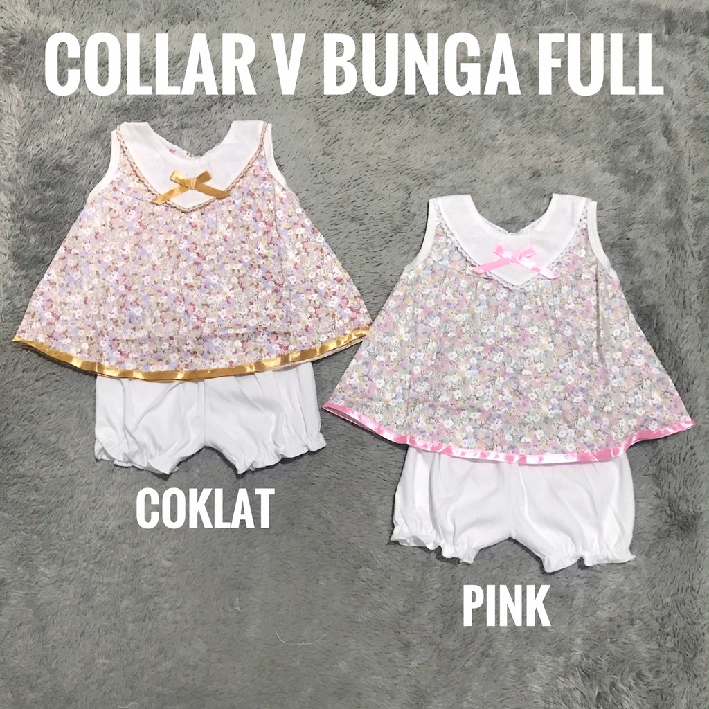 Dress + Celana Renda Bayi KATUN JEPANG