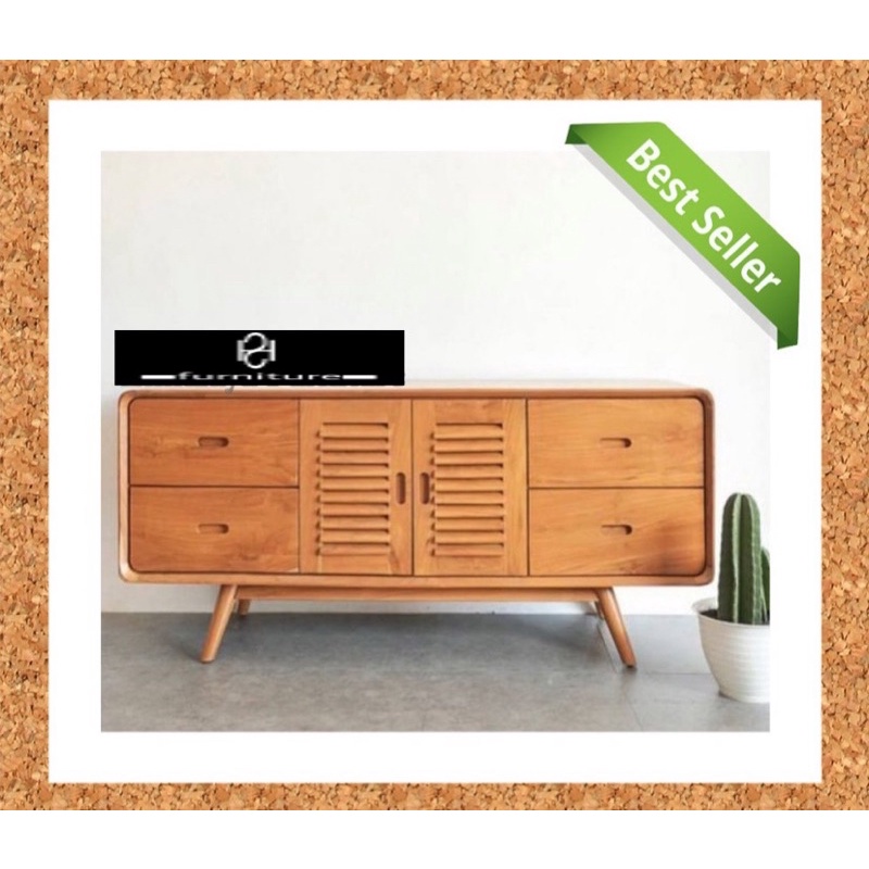 bufet tv laci bufet tv minimalis bufet tv minimalis kayu jati