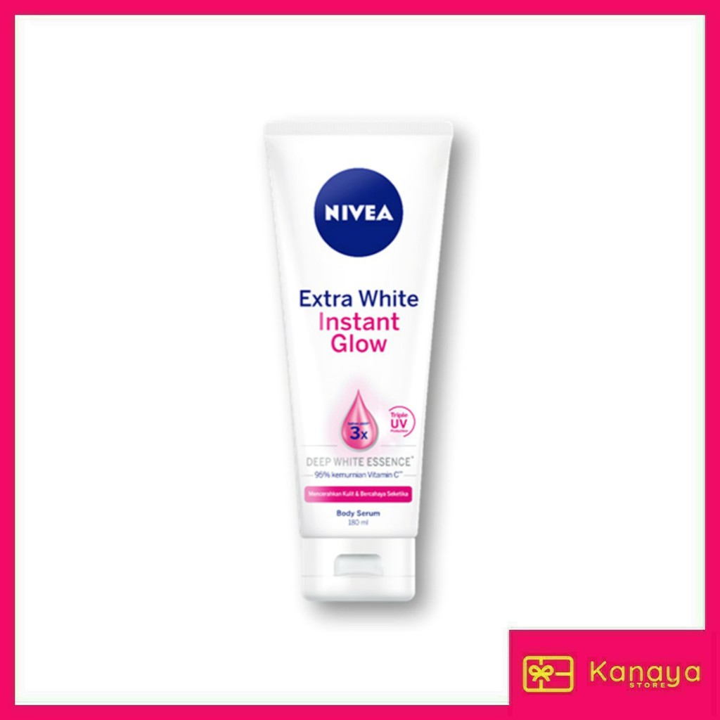 (BISA COD) Nivea Extra White Instant Glow Serum 180ml